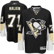 Reebok Pittsburgh Penguins NO.71 Evgeni Malkin Youth Jersey (Black Authentic Home)