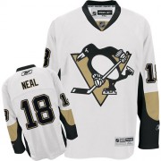 Reebok Pittsburgh Penguins NO.18 James Neal Men's Jersey (White Authentic Away)