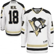 Reebok Pittsburgh Penguins NO.18 James Neal Men's Jersey (White Premier 2014 Stadium Series)