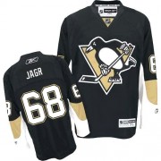 Reebok Pittsburgh Penguins NO.68 Jaromir Jagr Men's Jersey (Black Authentic Home)