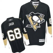 Reebok Pittsburgh Penguins NO.68 Jaromir Jagr Men's Jersey (Black Premier Home)