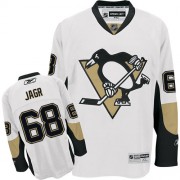 Reebok Pittsburgh Penguins NO.68 Jaromir Jagr Men's Jersey (White Authentic Away)