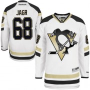 Reebok Pittsburgh Penguins NO.68 Jaromir Jagr Men's Jersey (White Premier 2014 Stadium Series)