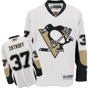Reebok Pittsburgh Penguins NO.37 Jeff Zatkoff Men's Jersey (White Premier Away)
