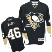 Reebok Pittsburgh Penguins NO.46 Joe Vitale Men's Jersey (Black Authentic Home)