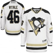 Reebok Pittsburgh Penguins NO.46 Joe Vitale Men's Jersey (White Authentic 2014 Stadium Series)