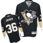 Reebok Pittsburgh Penguins NO.36 Jussi Jokinen Men's Jersey (Black Premier Home)