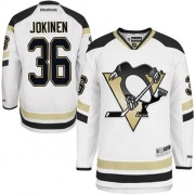 Reebok Pittsburgh Penguins NO.36 Jussi Jokinen Men's Jersey (White Authentic 2014 Stadium Series)