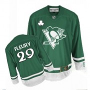 Reebok Pittsburgh Penguins NO.29 Marc-Andre Fleury Men's Jersey (Authentic St Patty's Day Green Authentic St Patty's Day) Reebok Pittsburgh Penguins NO.29 Marc-Andre Fleury Men's Jersey (Authentic St Patty's Day Green Authentic St Patty's Day)