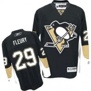 Reebok Pittsburgh Penguins NO.29 Marc-Andre Fleury Men's Jersey (Black Authentic Home)