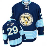 Reebok Pittsburgh Penguins NO.29 Marc-Andre Fleury Men's Jersey (Navy Blue Authentic New Third Winter Classic Vintage)