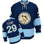 Reebok Pittsburgh Penguins NO.29 Marc-Andre Fleury Men's Jersey (Navy Blue Premier New Third Winter Classic Vintage)