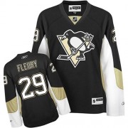 Reebok Pittsburgh Penguins NO.29 Marc-Andre Fleury Women's Jersey (Black Authentic Home)