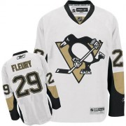 Reebok Pittsburgh Penguins NO.29 Marc-Andre Fleury Youth Jersey (White Authentic Away)