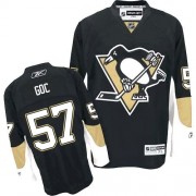 Reebok Pittsburgh Penguins NO.57 Marcel Goc Men's Jersey (Black Authentic Home)