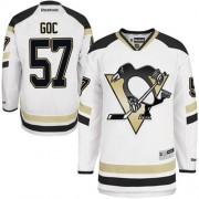 Reebok Pittsburgh Penguins NO.57 Marcel Goc Men's Jersey (White Authentic 2014 Stadium Series)