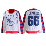 CCM Pittsburgh Penguins NO.66 Mario Lemieux Men's Jersey (White Authentic 75TH All Star Throwback)