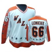 CCM Pittsburgh Penguins NO.66 Mario Lemieux Men's Jersey (White Authentic All Star Throwback)