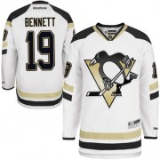 Reebok Pittsburgh Penguins NO.19 Beau Bennett Men's Jersey (White Authentic 2014 Stadium Series)