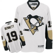 Reebok Pittsburgh Penguins NO.19 Beau Bennett Men's Jersey (White Authentic Away)