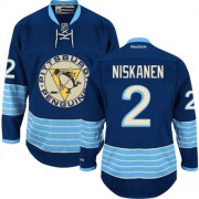 Reebok Pittsburgh Penguins NO.2 Matt Niskanen Men's Jersey (Navy Blue Premier New Third Winter Classic Vintage)