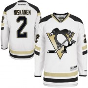 Reebok Pittsburgh Penguins NO.2 Matt Niskanen Men's Jersey (White Authentic 2014 Stadium Series)