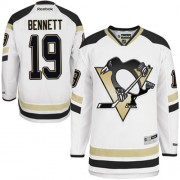 Reebok Pittsburgh Penguins NO.19 Beau Bennett Men's Jersey (White Premier 2014 Stadium Series)