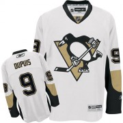 Reebok Pittsburgh Penguins NO.9 Pascal Dupuis Men's Jersey (White Authentic Away)