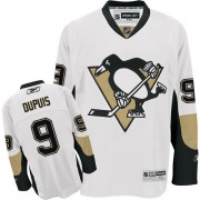 Reebok Pittsburgh Penguins NO.9 Pascal Dupuis Men's Jersey (White Premier Away)