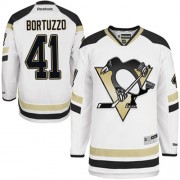 Reebok Pittsburgh Penguins NO.41 Robert Bortuzzo Men's Jersey (White Authentic 2014 Stadium Series)