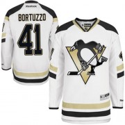 Reebok Pittsburgh Penguins NO.41 Robert Bortuzzo Men's Jersey (White Premier 2014 Stadium Series)
