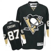 Reebok Pittsburgh Penguins NO.87 Sidney Crosby Men's Jersey (Black Authentic Home)