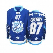 Reebok Pittsburgh Penguins NO.87 Sidney Crosby Men's Jersey (Blue Premier 2011 All Star)