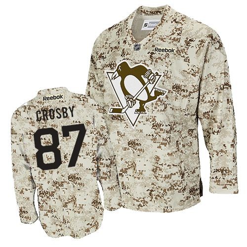 Reebok Pittsburgh Penguins NO.87 Sidney Crosby Men's Jersey (Camouflage Premier) Reebok Pittsburgh Penguins NO.87 Sidney Crosby Men's Jersey (Camouflage Premier)