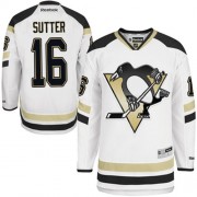 Reebok Pittsburgh Penguins NO.16 Brandon Sutter Men's Jersey (White Authentic 2014 Stadium Series)