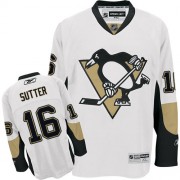 Reebok Pittsburgh Penguins NO.16 Brandon Sutter Men's Jersey (White Authentic Away)
