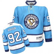 Reebok Pittsburgh Penguins NO.92 Tomas Vokoun Men's Jersey (Light Blue Authentic Third)