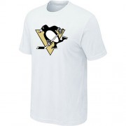 Pittsburgh Penguins Mens Team Logo Short Sleeve T-Shirt - White