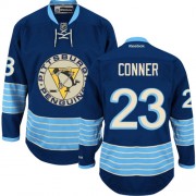 Reebok Pittsburgh Penguins NO.23 Chris Conner Men's Jersey (Navy Blue Authentic Third Vintage)