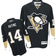 Reebok Pittsburgh Penguins NO.14 Chris Kunitz Men's Jersey (Black Authentic Home)