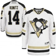 Reebok Pittsburgh Penguins NO.14 Chris Kunitz Men's Jersey (White Authentic 2014 Stadium Series)