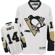 Reebok Pittsburgh Penguins NO.14 Chris Kunitz Men's Jersey (White Authentic Away)